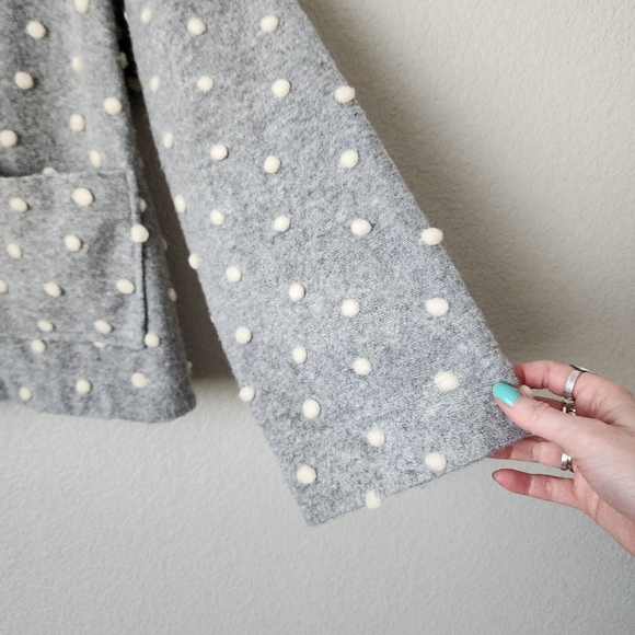 MADEWELL Texture & Thread Boxy Bobble Cardigan in grey size M - Picture 6 of 7
